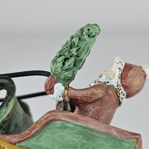 Vintage Teddys & Toys Santa In Sleigh With Goat 1996 First Edition Figurine - Picture 9 of 10